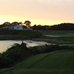 Bass River Golf Course 9th Tee at Dusk